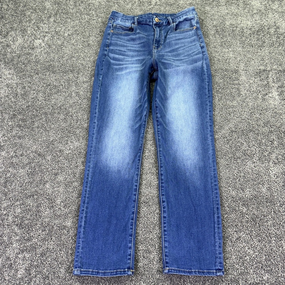 American Eagle Jeans Womens 14 Blue Curvy Hi Rise Skinny Stretch Denim Casual